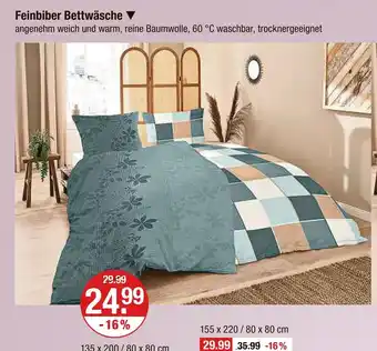 V Markt Feinbiber bettwäsche Angebot
