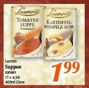 inkoop Lacroix Suppen Angebot