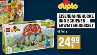 Handelshof Duplo eisenbahnbrücke und schienen erweiterungsset Angebot
