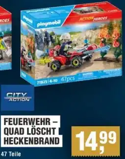 Handelshof Playmobil city action feuerwehr quad löscht heckenbrand Angebot