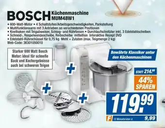 HEM Expert Bosch Küchenmaschine Mum48w1 Angebot