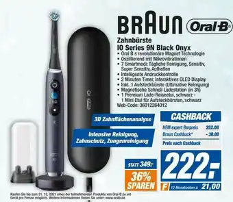 HEM Expert Braun Oral-b Zahnbürste Io Series 9n Black Onyx Angebot