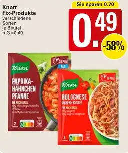 WEZ Knorr Fix-Produkte Angebot