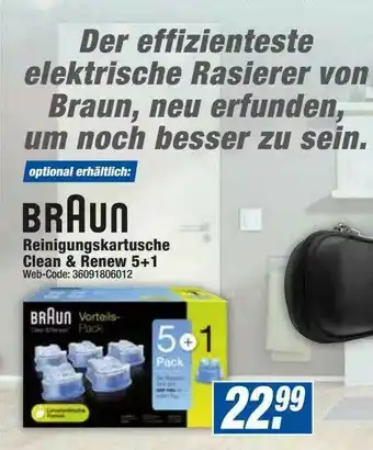 HEM Expert Braun Reinigungskartusche Clean & Renew 5+1 Angebot