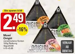 WEZ Mowi Onigiri Angebot