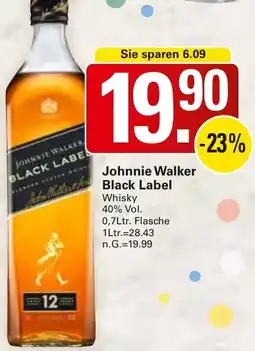 WEZ Johnnie Walker Black Label Angebot