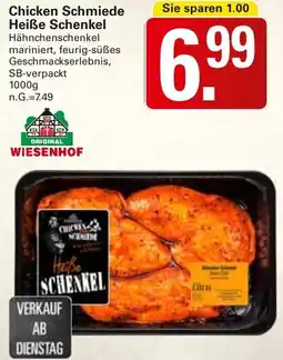 WEZ Chicken Schmiede Heiße Schenkel Angebot