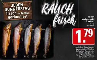 WEZ Frisch geräucherte Forellen Angebot