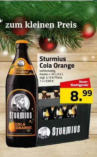 Logo Getränkemarkt Sturmius Cola Orange Angebot