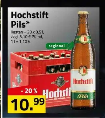 Logo Getränkemarkt Hochstift Pils Angebot