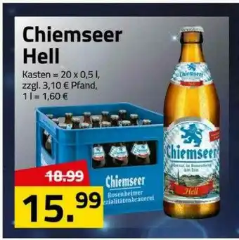 Logo Getränkemarkt Chiemseer Hell Angebot