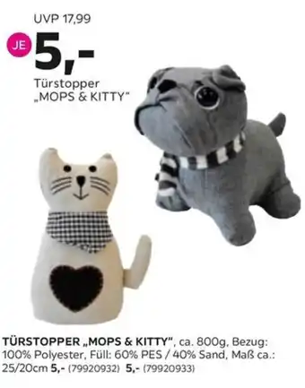 Mömax Türstopper „MOPS & KITTY" Angebot