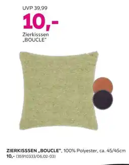 Mömax Zierkisssen ,,BOUCLE" Angebot