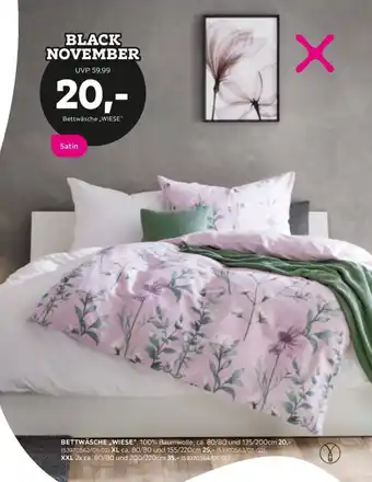 Mömax Bettwäsche WIESE" Satin Angebot