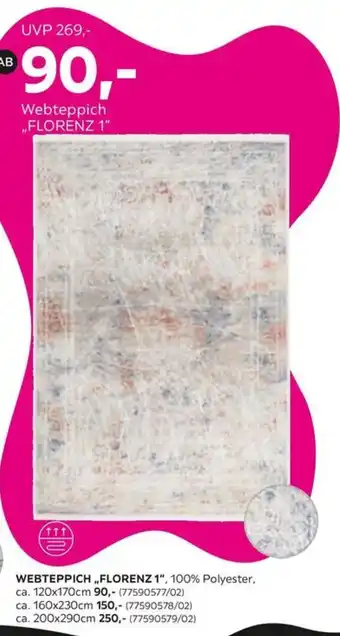 Mömax Webteppich „FLORENZ 1" Angebot