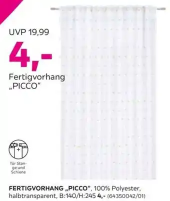 Mömax Fertigvorhang ,,PICCO" Angebot