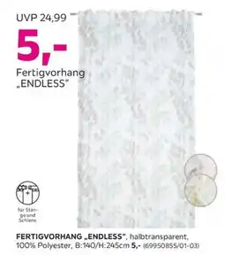 Mömax Fertigvorhang „ENDLESS" Angebot