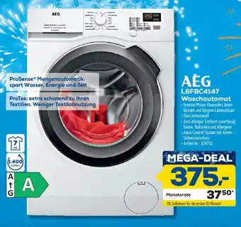 Euronics Berlet AEG Waschautomat L6FBC4147 Angebot