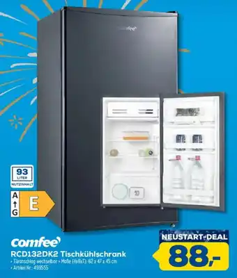 Euronics Berlet Comfee RCD132DK2 Tischkühlschrank Angebot