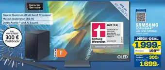 Euronics Berlet SAMSUNG GQ65S95FAT inkl. HW-S710GD Angebot