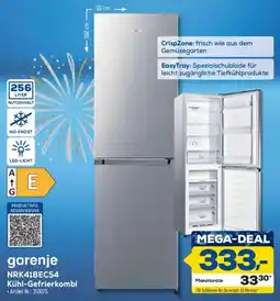 Euronics Berlet gorenje Kühl-Gefrierkombi NRK418ECS4 Angebot