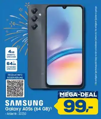 Euronics Berlet SAMSUNG Galaxy A05s (64 GB) Angebot