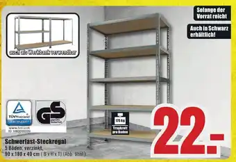 B1 Discount Baumarkt Schwerlast-Steckregal Angebot