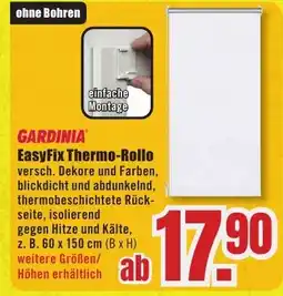 B1 Discount Baumarkt GARDINIA EasyFix Thermo-Rollo Angebot