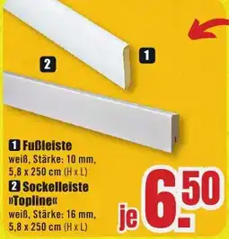 B1 Discount Baumarkt 1 Fußleiste Angebot