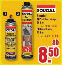 B1 Discount Baumarkt SOUDAL Pistolenreiniger Angebot