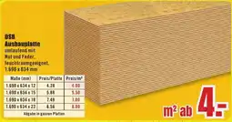 B1 Discount Baumarkt OSB Ausbauplatte Angebot