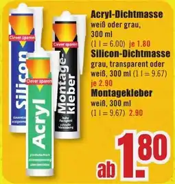 B1 Discount Baumarkt Acryl-Dichtmasse Angebot
