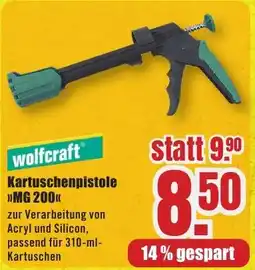 B1 Discount Baumarkt wolfcraft Kartuschenpistole >>MG 200<< Angebot