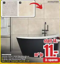 B1 Discount Baumarkt Feinsteinzeug Angebot