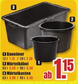 B1 Discount Baumarkt 1 Baueimer Angebot
