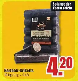 B1 Discount Baumarkt Hartholz-Briketts Angebot