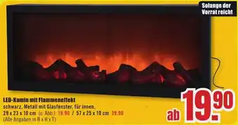 B1 Discount Baumarkt LED-Kamin mit Flammeneffekt Angebot