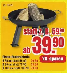 B1 Discount Baumarkt Eisen-Feuerschale Angebot