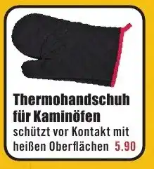 B1 Discount Baumarkt Thermohandschuh für Kaminöfen Angebot