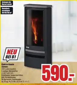 B1 Discount Baumarkt Elektro-Kamin >>Leros<< Angebot