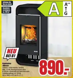 B1 Discount Baumarkt Kaminofen "Weser" Angebot