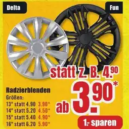 B1 Discount Baumarkt Radzierblenden Angebot