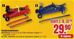 B1 Discount Baumarkt Rangierwagenheber Angebot