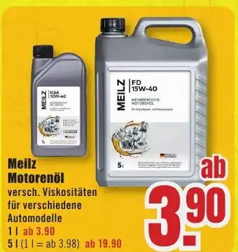 B1 Discount Baumarkt Meilz Motorenöl Angebot