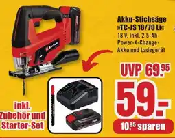 B1 Discount Baumarkt Einhell Akku-Stichsäge >>TC-JS 18/70 Li<< Angebot