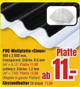B1 Discount Baumarkt PVC-Wellplatte >>Sinus<< Angebot