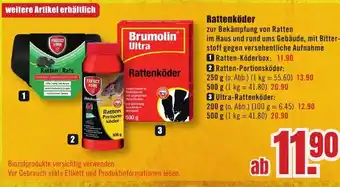 B1 Discount Baumarkt Rattenköder Angebot