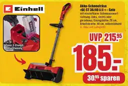 B1 Discount Baumarkt Einhell Akku-Schneefräse >>GE-ST 36/40 Li E-<<- Solo Angebot