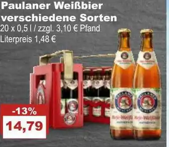 Bilgro Paulaner Weißbier Angebot