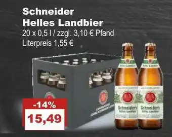 Bilgro Schneider Helles Landbier Angebot